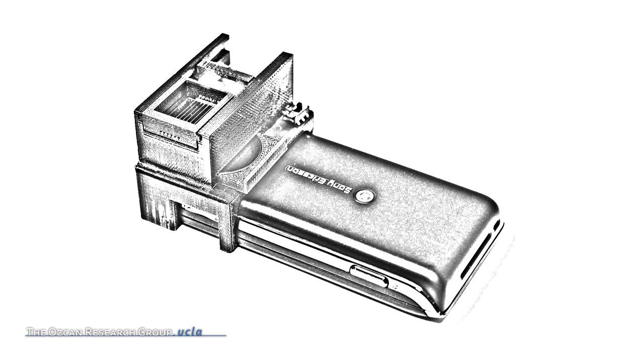 Quantum dot enabled detection of Escherichia coli using a cell-phone